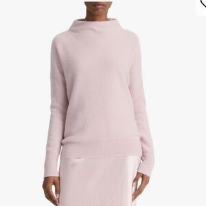 Vince Plush Cashmere Funnel-Neck Sweater